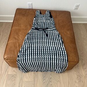 Chinti & Parker Whirl Print Twist Back Dress